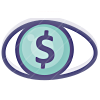 Money IN Eye icon